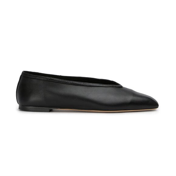 NEW Tony Bianco "Bianca" Black Leather Flats SIZE 8 - $155 MSRP - Picture 2 of 10